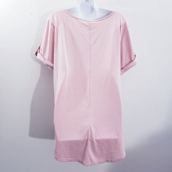 Ashley Blue Plus Size 3X Blush Pink Grommet Top NEW - Picture 8 of 8